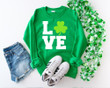 St Patrick_s Day Shirts, Love Clover 2ST-27W T-Shirt