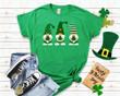 St Patrick_s Day Shirts, Shamrock Irish,Patricks Day Gnomes Shirt 2ST-56w T-Shirt