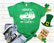 St Patrick_s Day Shirts, Truck Full Of Luck 2ST-04W T-Shirt