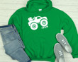 St. Patricks Day Truck Shirts, Truck With Shamrocks2ST-68W T-Shirt