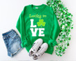 St Patrick_s Day Shirts, Lucky In Love 2ST-26W T-Shirt