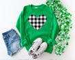 St Patrick_s Day Shirts, Shamrock Irish Heart Shirt 2ST-92W T-Shirt