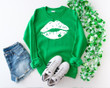 Happy St. Patricks Day Shirt, Shamrock Irish Shirt Lip 2ST-39W T-Shirt