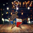 Personalized Texas Cowboy Hat 2D Keychain, Custom Flat Acrylic 2D Keychain for Cowboy