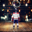 Personalized Hockey Equipment 2D Keychain, Hockey Uniform Flat Acrylic 2D Keychain