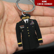 Custom All Marine Corps Equipment 2D Keychain, Custom Name 2D Keychain for Veterans day