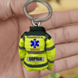 Personalized Paramedic Uniform Acrylic 2D Keychain, Paramedical Service Acrylic 2D Keychain