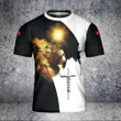 Normal Isn't Coming Back Jesus Is Cross Lion 3D T-shirt Gift For Christian Men NV22323-C4