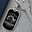I Can't Go To Hell The Devil Still Has A Restraining Order Against Me Dog Tag Keychain