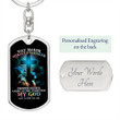 Way Maker Miracle Worker Promise Keeper Light In The Darkness My God Dog Tag Keychain