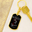 Warrior Of Christ Knight Templar Dog Tag Keychain