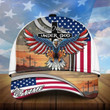 Customized One Nation Under God Baseball Classic Cap, Independence Day Cap Hat Eagle American Cap