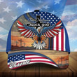 Customized One Nation Under God Baseball Classic Cap, Independence Day Cap Hat Eagle American Cap