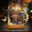 Mothers Day Gift Thank You Mom Flowers LED Night Light Best Mom Ever Gifts For Mom NV05423