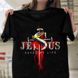 Jesus Christ Saved My Life Christian T-Shirt