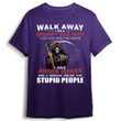 Walk Away I Am A Grumpy Old Man I Love Dogs More Than Humans T-Shirt MN0305-1 (Front)