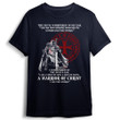 The Devil Whispered In My Ear, A Warrior of Christ T-Shirt, Christian T-Shirt MN11523 (Front)
