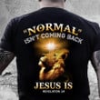 Normal Isn't Coming Back Christian Cross And Lion T-Shirt, Christian Shirt NV12523 (Back)