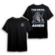 The Devil Saw Me With My Head Down And Thought He'd Won Christian Double Printed T-Shirt MN1805