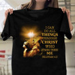 I Can Do All Things Philippians 4:13 Religious Lion Christian T-shirt