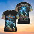 Christian Shirt, Way Maker Miracle Worker Promise Keeper Light In Darkness Lion Jesus Christ 3D Shirt