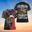 I Am Veteran, I Love Freedom, I Wrote Dogtags, I Have A DD-214 3D Shirt