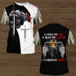 A Child Of God A Man Of Faith A Of Chirst V4 All Over Printed Shirts