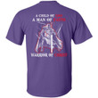 Christian Shirts, A Child Of God, Man Of Faith, A Warrior Of Christ T-Shirt NV2823