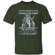 Christian Shirts, The Devil Whispered In My Ear You Are Not Strong Enough T-Shirt NV2823
