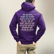 The Soldier Above All Other People Prays For Peace Veteran Hoodie