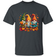 Gnomes Holding Pumpkins Halloween T-Shirt