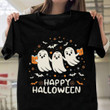 Cute Ghost Reading Book Halloween T-shirt, Halloween Gift