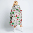 Christmas Tree Snowflakes And Gifts In Holidays Hoodie Blanket