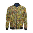 Honey Bee Psychedelic Gifts Pattern 3d Printed Unisex Bomber Jacket