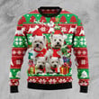 West Highland White Terrier Family Ugly Christmas Sweater
