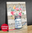 Custom Text Quote Matte Canvas Gift Choose To See The Good