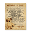 Dachshund Waiting At The Door Gift For Dachshund Lovers Matte Canvas