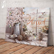 Hummingbird & Farm - Matte Canvas - Home Sweet Home - Blessed