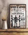 It's Not Easy To Raise A Child Son Gift To Dad Mom Parent Matte Canvas