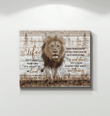 Lion Matte Canvas Life Isn't Meant To Be Easy Gift For Friends