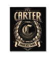 It's A Carter Thing You Wouldn't Understand Matte Canvas