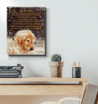 Golden Retriever To My Dog Matte Canvas Unique Gift For Dog Lovers