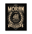 It's A Moran Thing You Wouldn't Understand Matte Canvas