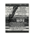 I Will Miss You Always Matte Canvas Gift For Wife