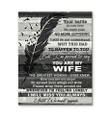 I Will Miss You Always Matte Canvas Gift For Wife