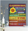 Classroom Rules Always Do Your Best Special Matte Canvas Gift