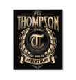 It's A Thompson Thing You Wouldn't Understand Matte Canvas
