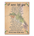 I Never Left You Every Step Of The Way Hummingbird Framed Matte Canvas