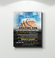 Basketball Matte Canvas Giving Amazing Son Believe In Yourself