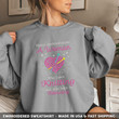 Embroidered Sweatshirt Never Underestimate A February Woman Loves Knitting